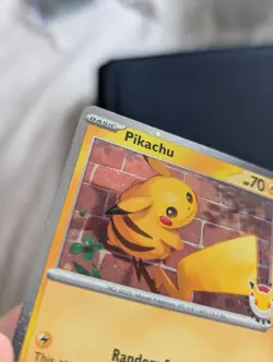 DOUBLE SWIRL Pokemon Day 2026 Stamped Promo Pikachu 051/162 Cosmos Holo - Image 3