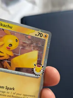 DOUBLE SWIRL Pokemon Day 2026 Stamped Promo Pikachu 051/162 Cosmos Holo - Image 4