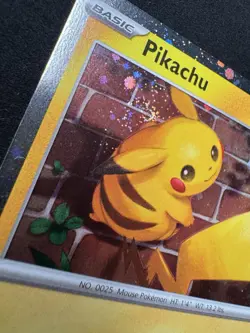 DOUBLE SWIRL Pokemon Day 2026 Stamped Promo Pikachu 051/162 Cosmos Holo MINT - Image 2