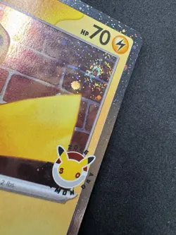 DOUBLE SWIRL Pokemon Day 2026 Stamped Promo Pikachu 051/162 Cosmos Holo MINT - Image 3
