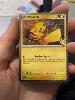 Pikachu 051 /162 Stamped 2026 Pokemon Day 30 Promo - Pack Fresh - Image 1
