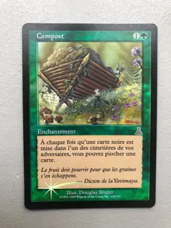 Mtg Urza's Destiny Compost FOIL French NM - Image 1