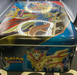 Pokemon Trading Card Game Metal Tin Box Card Holder Lunch Box Empty/No Packs - Image 3