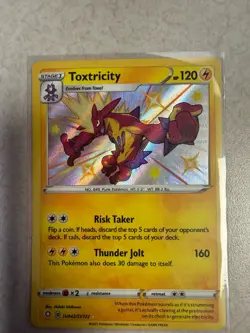 Toxtricity Shining Fates: Shiny Vault #SV042 (2020) Holo NM Pokemon - Image 1