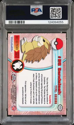 2000 TOPPS CHROME POKEMON T.V. #28 SANDSLASH PSA 10 - Image 2