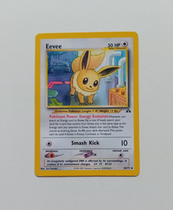Eevee 38/75 Neo Discovery Regular Pokemon Card MP - Image 1
