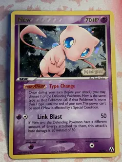 Mew 10/92 - EX Legend Maker - STAMPED Holo Rare - 2006 Vintage Pokemon Card - Image 1