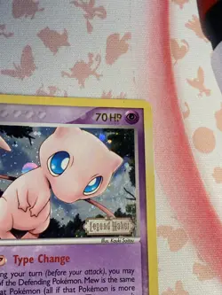 Mew 10/92 - EX Legend Maker - STAMPED Holo Rare - 2006 Vintage Pokemon Card - Image 3