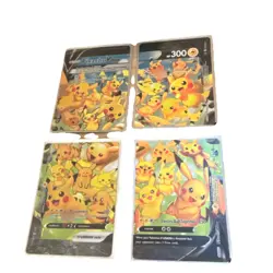 Pokemon TCG 4 Card Lot V-UNION Pikachu V-UNION - Image 1