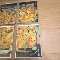 Pokemon TCG 4 Card Lot V-UNION Pikachu V-UNION - Image 5
