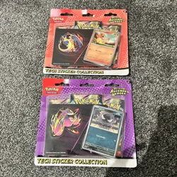 2 x Pokemon TCG Ascended Heroes Tech Sticker Collection | Gastly & Charmander - Image 1