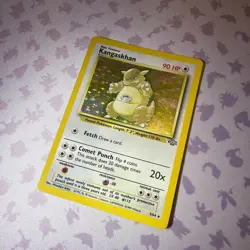 Kangaskhan Jungle Holo Rare 5/64 Pokemon Card TCG WOTC - HP Heavy Play - Image 3