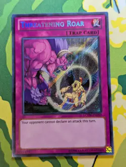 Threatening Roar Yugioh LCYW-EN297 Legendary Yugi - Secret Rare - LP - Image 1