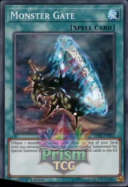 1st ed Monster Gate super rare MYFI-EN053 Yugioh - Image 1
