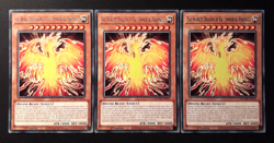 Yu-Gi-Oh! 3x The Winged Dragon of Ra-Immortal Phoenix, MZTM-EN074, 1.Ed., NM - Image 1