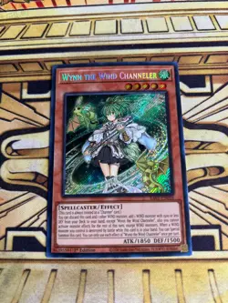 Yugioh Wynn die Windkanalisiererin RA01-EN018 Secret Rare - Image 1