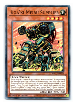 Koa'Ki Meiru Supplier ROTD EN030 - Ultra Rare - 1st Edition - Yugioh - Image 1