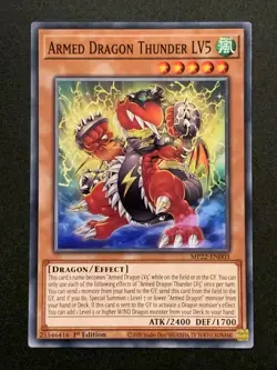 Armed Dragon Thunder LV5 | MP22-EN003 | Common | 1st Edition | YuGiOh TCG - Image 1