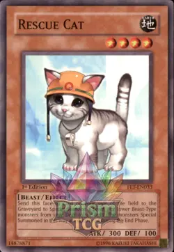 Rescue Cat FET-EN033 Yugioh - Image 1