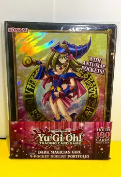 Konami Yu-Gi-Oh!- Dark Magician Girl 9-Pocket Duelist Portfolio- Holds 180 Cards - Image 1