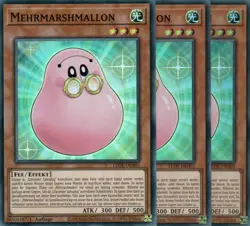 yugioh 3x Mehrmarshmallon LEDE-DE005 SUPER RARE 1AUFLAGE DEUTSCH - Image 1