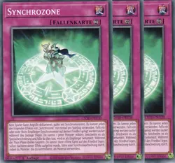 yugioh 3x Synchrozone L5DD-DEY30 COMMON 1AUFLAGE DEUTSCH - Image 1