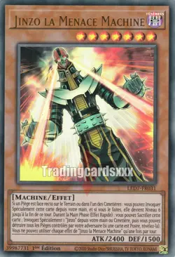 Yu-Gi-Oh! Jinzo la Menace Machine : UR LED7-FR031 - Image 1