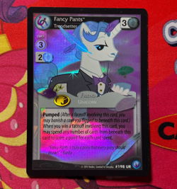 My little pony Fancy Pants Trendsetter #198 UR Ultra Rare card Canterlot Nights - Image 1