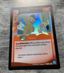 My little pony Ship Shape Heavy Lifter #200 UR Ultra Rare Premiere CCG card - Image 2