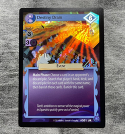 My little pony Destiny Drain #201 Ultra Rare UR Crystal Games Event CCG card - Image 1