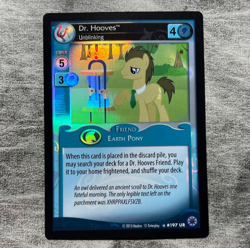 My little pony Dr. Hooves Unblinking #197 UR Ultra Rare Premiere CCG card - Image 1