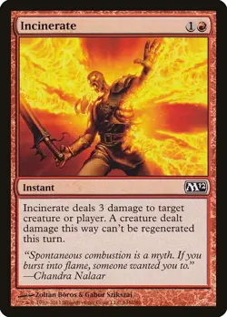 INCINERATE X 4 N/M- MAGIC 2012 MAGIC THE GATHERING - Image 1