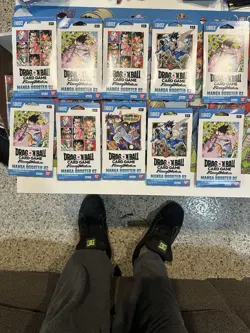 Lot Of 10 Dragon Ball Super: Fusion World (SB02) Manga Booster Sleeved Pack - Image 1