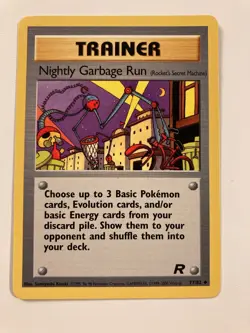 Pokemon TCG - NIGHTLY GARBAGE RUN - Team Rocket Inglese, Near Mint - Image 1