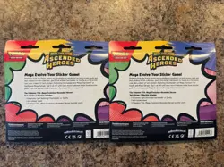 LOT OF (2) Pokemon Mega Evolution Ascended Heroes Tech Sticker Collection NEW - Image 2