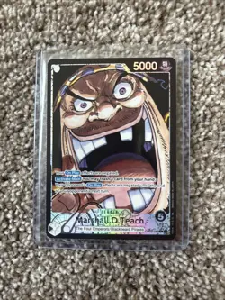 Marshall.D.Teach (081) (Parallel) OP09-081 Emperors in the New World Foil - Image 1