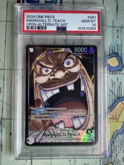 Marshall.D.Teach (081) (Parallel) OP09-081 Emperors in the New World Foil - Image 1