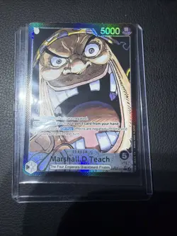 Marshall.D.Teach (081) (Parallel) OP09-081 Emperors in the New World Foil - Image 2