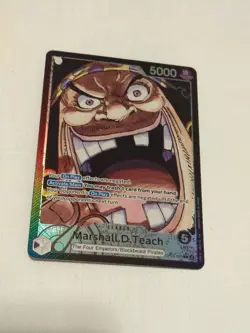 Marshall.D.Teach (081) (Parallel) OP09-081 Emperors in the New World Foil - Image 1