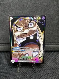 Marshall.D.Teach (081) (Parallel) OP09-081 Emperors in the New World Foil - Image 1
