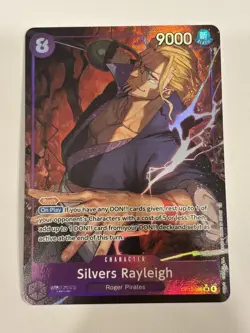 Silvers Rayleigh (Alt Art) OP13-066 Carrying On His Will ENGLISH NM+ One Piece - Image 1
