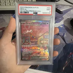2023 Pokemon TCG 151 Ultra Premium Collection Mew ex Promo 053 PSA 9 - Image 1