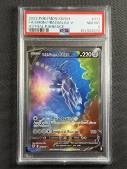 Pokemon Cards PSA 8 Nm-Mt Origin Forme Dialga V Astral Radiance Swsh 177/189 - Image 1