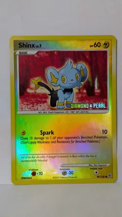 Shinx 98/130 - Diamond & Pearl STAMPED Reverse Holo - VLP 2007 Pokemon Card TCG - Image 1
