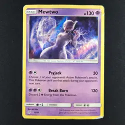 Mewtwo 12/18 Holo - Detective Pikachu - Pokemon Card - Image 1