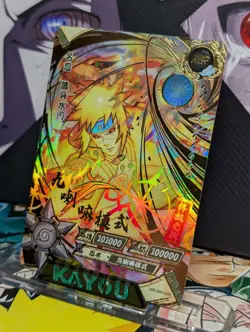 Minato Namikaze (Hokage) MR-009 Naruto Kayou CCG TCG Anime Card - Image 3