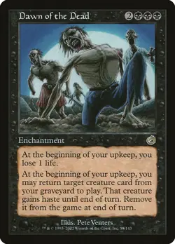 1xDawn of the Dead Torment NM English Black Rare MAGIC THE GATHERING MTG - Image 1