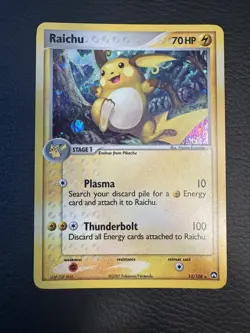 Pokemon TCG Power Keepers Raichu 12/108 Rare Holo / LP - Image 1