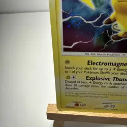 Pokemon CardMysterious Treasures RAICHU LV. 40 15/123 Holo Rare 2007 LP - Image 5