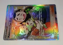 Trainer POKEMON FAN CLUB (Full Art) 155/156 Ultra Prism Holo NM 🌟 Sakuma - Image 4
